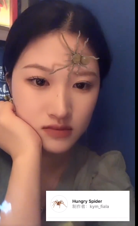 Snapchat蜘蛛特效爬脸软件