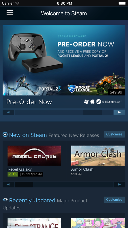 Steam手机版 2022最新版