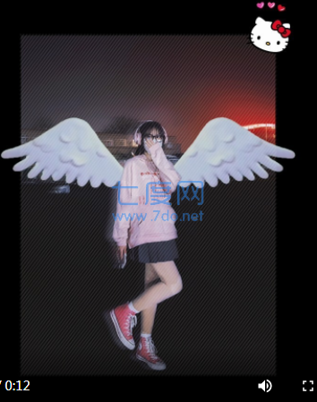 抖音天使小翅膀照片