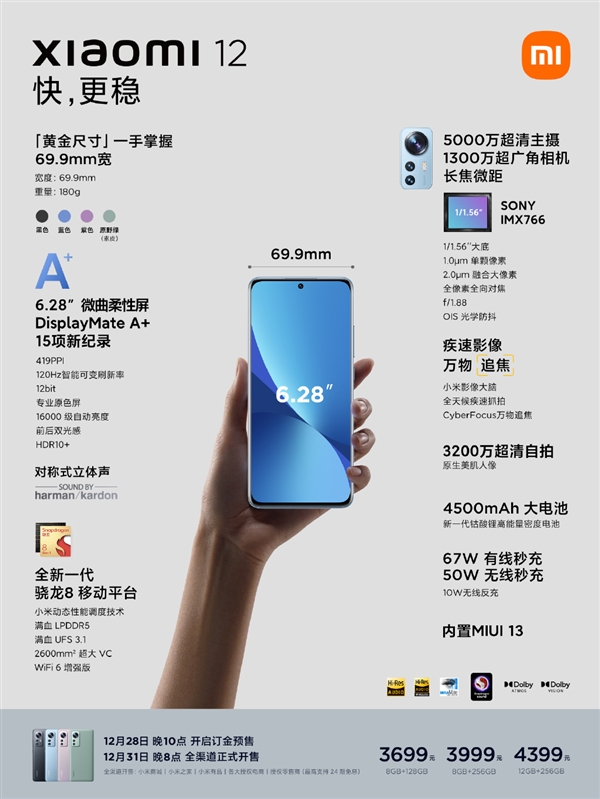 3699买吗？小米12成信号最强的小米手机：秒杀iPhone 13