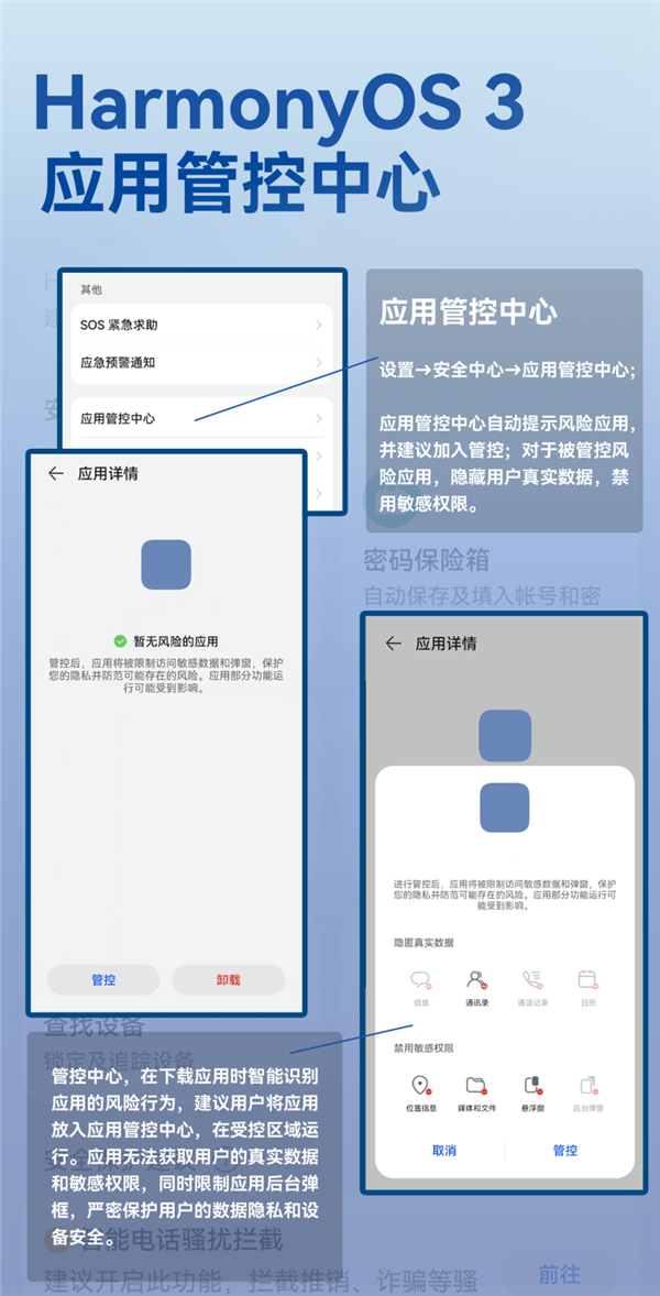 流氓App再无法作恶！华为鸿蒙3发布：首发应用管控中心