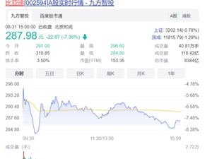 巴菲特14年来抛售股票 比亚迪市值蒸发666亿元