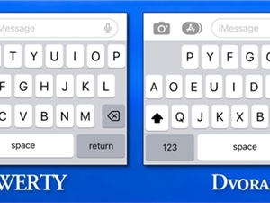 iOS 16支持德沃夏克键盘布局：打字比QWERTY舒服多了