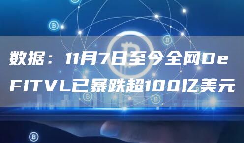 数据：11月7日至今全网DeFiTVL已暴跌超100亿美元