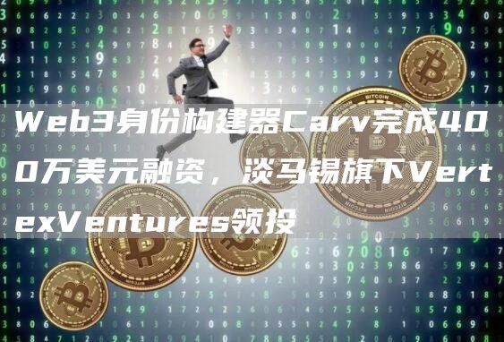 Web3身份构建器Carv完成400万美元融资，淡马锡旗下VerteVentures领投