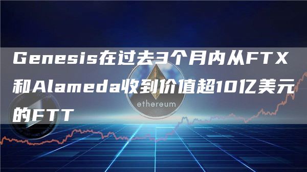 Genesis在过去3个月内从FT和Alameda收到价值超10亿美元的FTT