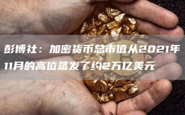 加密货币总市值从2021年11月的高位蒸发了约2万亿美元1
