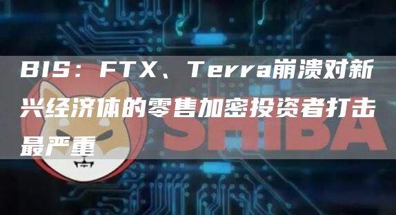 BIS:FTX、Terra崩溃对新兴经济体的零售加密投资者打击最严重1