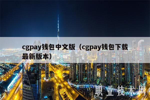 cgpay钱包中文版（cgpay钱包下载最新版本）-第1张图片-火必下载
