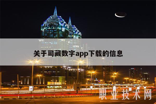 关于司藏数字app下载的信息-第1张图片-火必下载