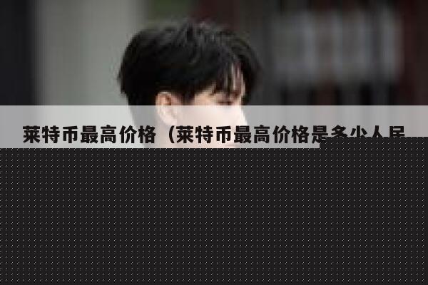 莱特币最高价格（莱特币最高价格是多少人民币）-第1张图片-火必下载