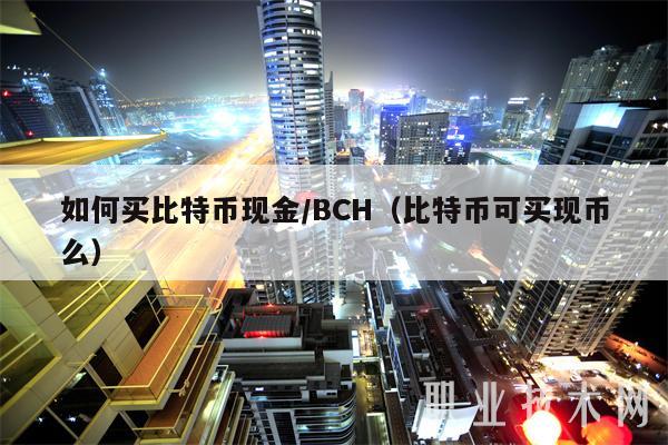 如何买比特币现金／BCH（比特币可买现币么-第1张图片-火必下载
