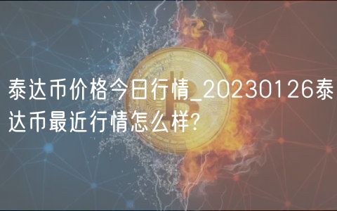 泰达币价格今日行情_20230126泰达币最近行情怎么样?-第1张图片-火必下载 泰达币价格今日行情_20230126泰达币最近行情怎么样?-第1张图片-火必下载