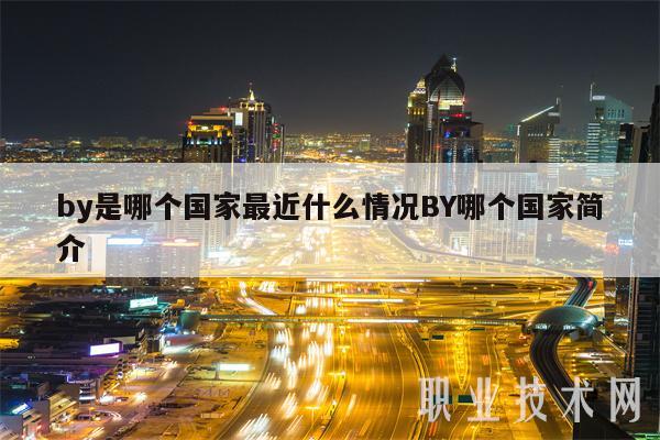 by是哪个国家最近什么情况BY哪个国家简介-第1张图片-火必下载