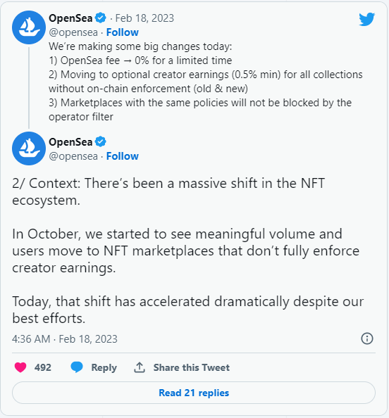 NFT市场的修昔底德陷阱:OpenSea反击打响手续费战争-第3张图片-火必下载 NFT市场的修昔底德陷阱:OpenSea反击打响手续费战争-第3张图片-火必下载