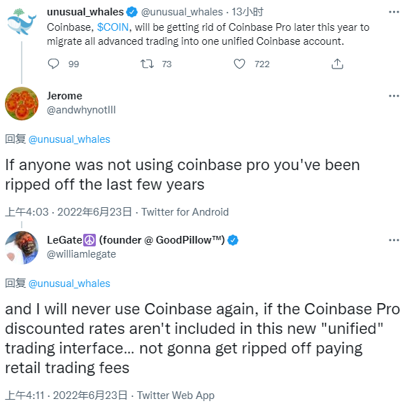 加密货币交易所Coinbase计划2022年底前终止专业版服务-第2张图片-火必下载
