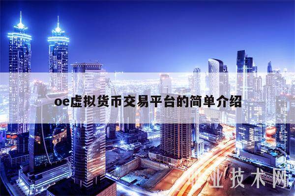 oe虚拟货币交易平台的简单介绍-第1张图片-火必下载