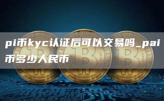 pi币kyc认证后可以交易吗_pai币多少人民币