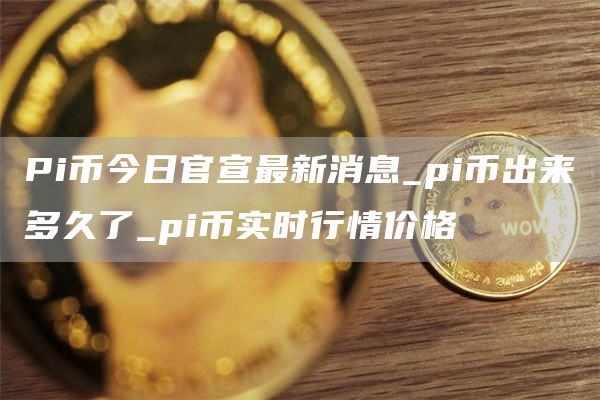 Pi币今日官宣最新消息_pi币出来多久了_pi币实时行情价格