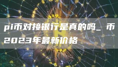 pi币对接银行是真的吗_π币2023年最新价格