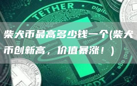 柴犬币最高多少钱一个 - 柴犬币创新高，价值暴涨！