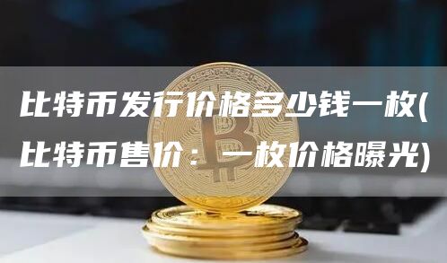 比特币发行价格多少钱一枚 - 比特币售价：一枚价格曝光
