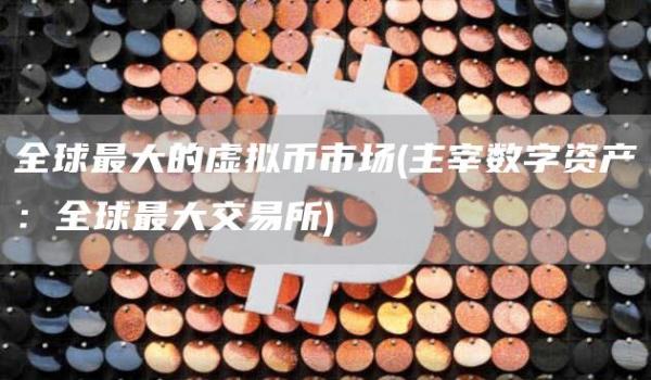 全球最大的虚拟币市场 - 主宰数字资产：全球最大交易所