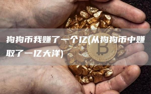 狗狗币我赚了一个亿 - 从狗狗币中赚取了一亿大洋