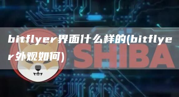 bitflyr界面什么样的 - bitflyr外观如何