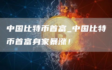 中国比特币首富_中国比特币首富身家暴涨！