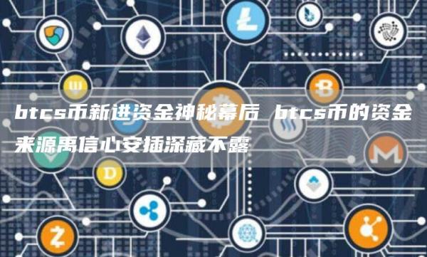 btcs币新进资金神秘幕后 btcs币的资金来源禹信心安插深藏不露