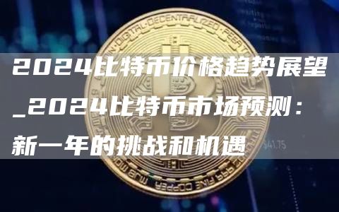 2024比特币价格趋势展望_2024比特币市场预测：新一年的挑战和机遇
